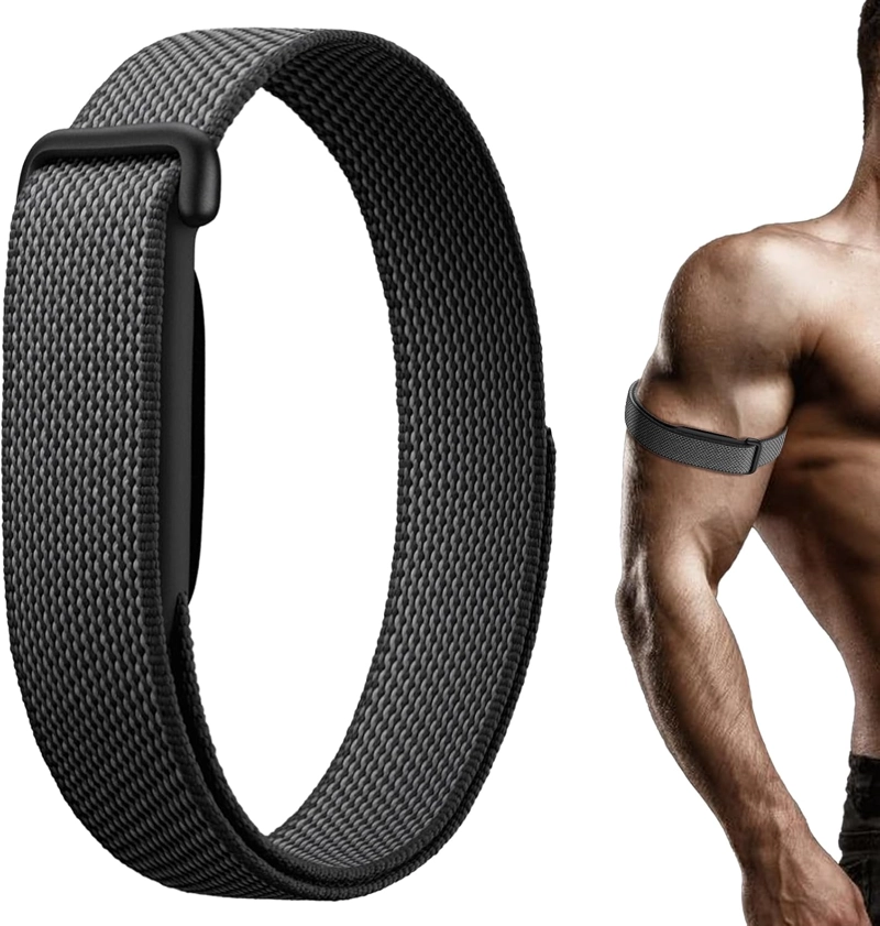 ELASTIC NYLON SPORT BICEP BANDS COMPATIBLE CON GOOGLE FITBIT AIR BAND - 1