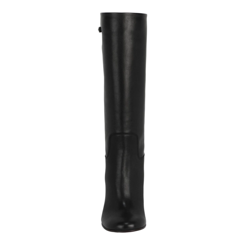 BOTAS FERRAGAMO OVIDIO 85 HASTA LA RODILLA PARA MUJER EN COLOR NEGRO - 4