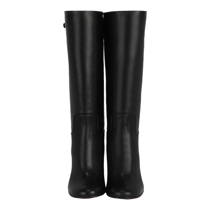 BOTAS FERRAGAMO OVIDIO 85 HASTA LA RODILLA PARA MUJER EN COLOR NEGRO - 5