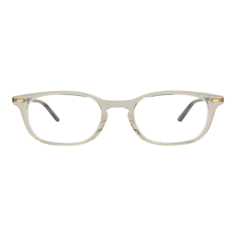 MONTURAS OPTICAS DE ACETATO DE MARCO CUADRADO GUCCI PARA HOMBRE EN GRIS DORADO TRANSPARENTE - 1
