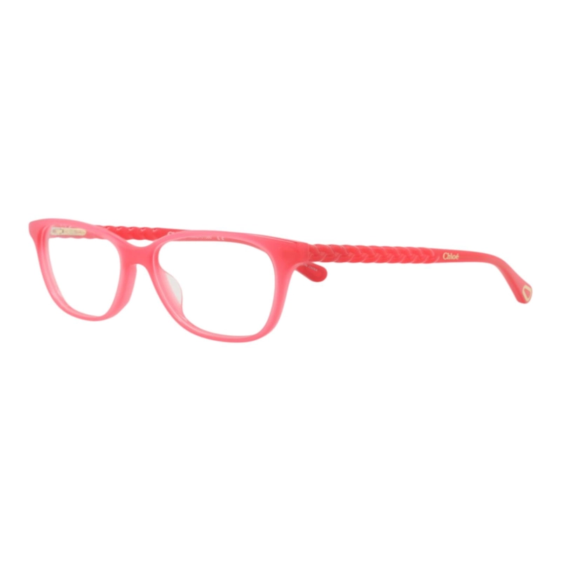 MONTURAS OPTICAS DE ACETATO CON FORMA DE OJO DE GATO CHLOE  EN ROSA ROSA Y TRANSPARENTE - 2