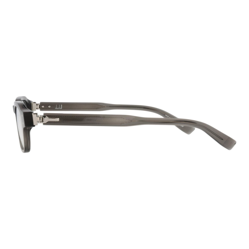 MONTURAS OPTICAS DUNHILL DE ACETATO CON MARCO REDONDO PARA HOMBRE EN GRIS GRIS TRANSPARENTE - 3
