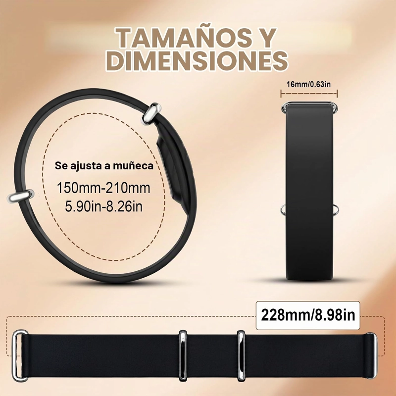 DADO CORREA DE SILICONA SUAVE COMPATIBLE CON GOOGLE FITBIT AIR, PULSERA DE REPUESTO DEPORTIVA - 3