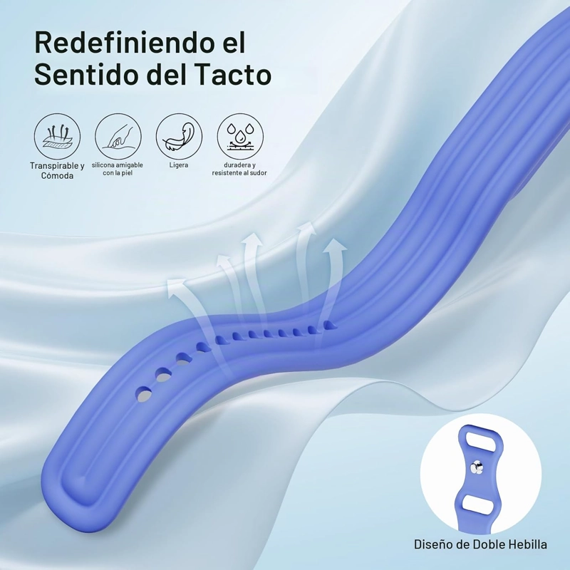 SILICONE BAND COMPATIBLE PARA GOOGLE FITBIT AIR,SWEATPROOF & WATER RESISTANT - 3