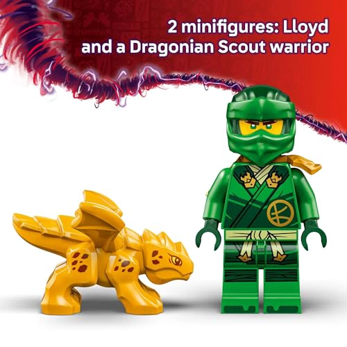 LEGO NINJAGO JUGUETE DE DRAGON DEL BOSQUE VERDE DE LLOYD JUGUETE DE CONSTRUCCION DE JUEGO - 5