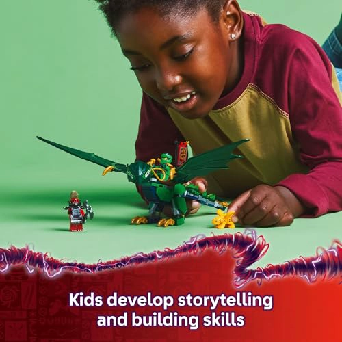 LEGO NINJAGO JUGUETE DE DRAGON DEL BOSQUE VERDE DE LLOYD JUGUETE DE CONSTRUCCION DE JUEGO - 6
