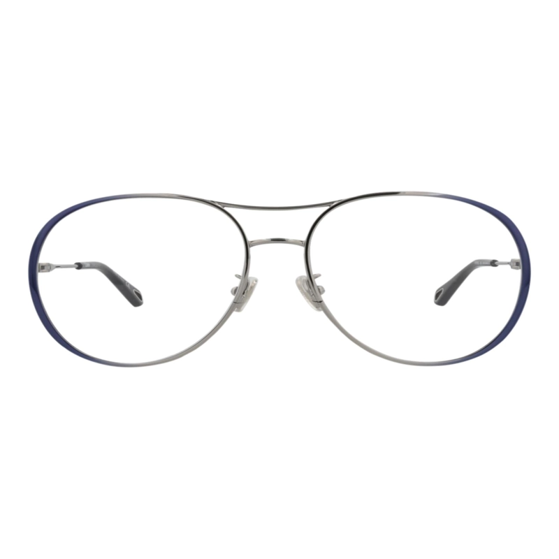 MONTURAS OPTICAS METALICAS CHLOE  AVIATORFRAME PARA MUJER EN AZUL AZUL TRANSPARENTE - 1