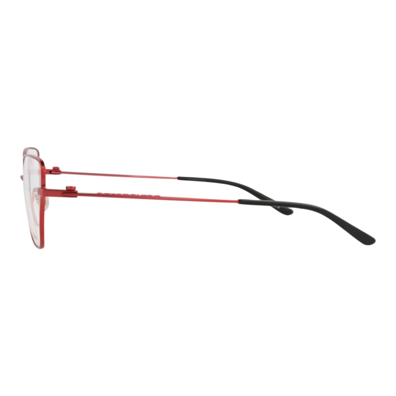 MARCOS OPTICOS METALICOS BALENCIAGA CON FORMA DE OJO DE GATO PARA MUJER EN ROJO ROJO Y TRANSPARENTE - 3