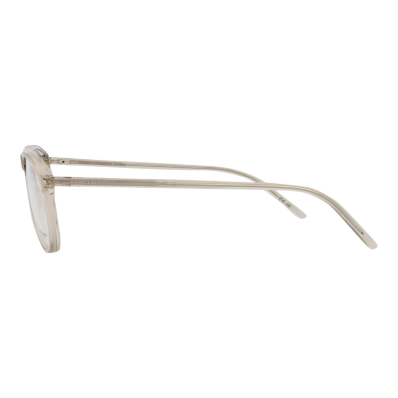 MONTURAS OPTICAS SAINT LAURENT AVIATORFRAME DE ACETATO RECICLADO PARA HOMBRE Y MUJER EN COLOR BEIGE - 3