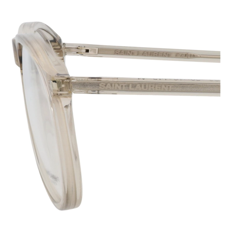 MONTURAS OPTICAS SAINT LAURENT AVIATORFRAME DE ACETATO RECICLADO PARA HOMBRE Y MUJER EN COLOR BEIGE - 4