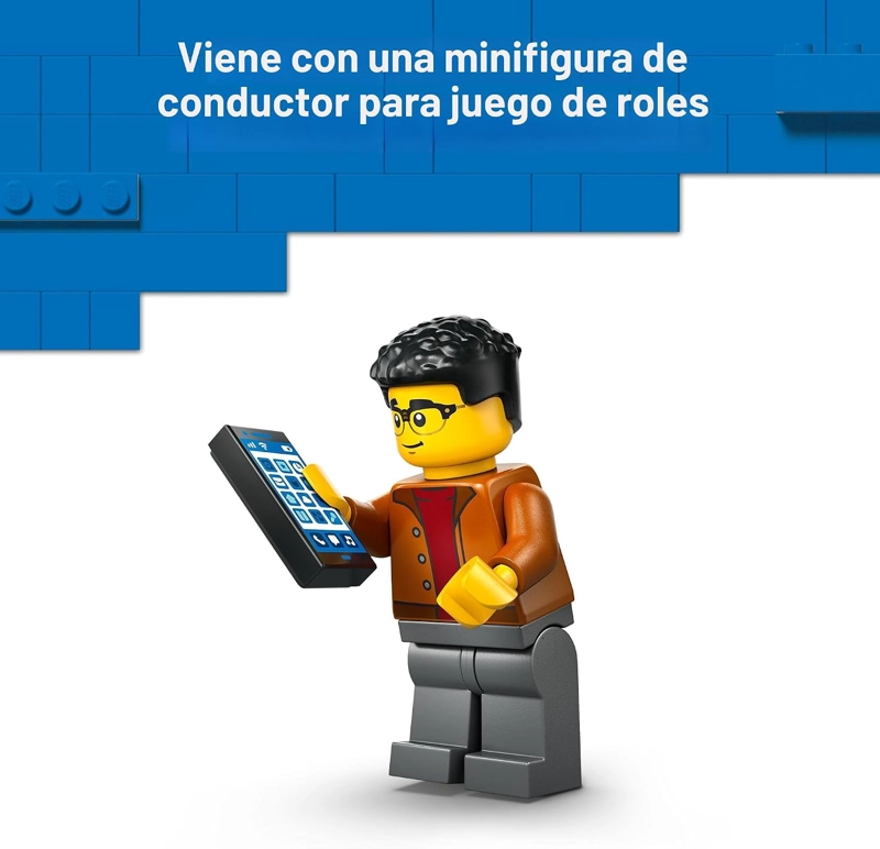 LEGO CITY EV SUPERCAR - JUGUETE DE CONSTRUCCION PARA NIÑOS, JUEGO DE SIMULACION PARA NIÑOS Y NIÑAS, - 5
