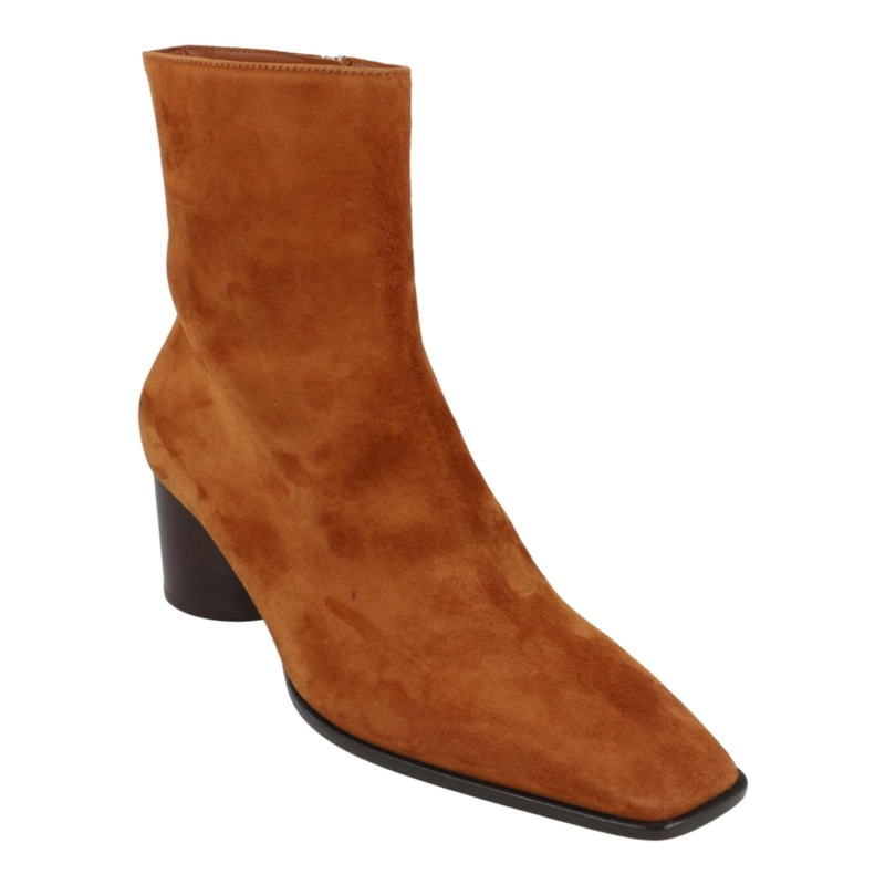 BOTINES FERRAGAMO PAMPERO DE GAMUZA PARA MUJER EN COLOR MARRON - 2