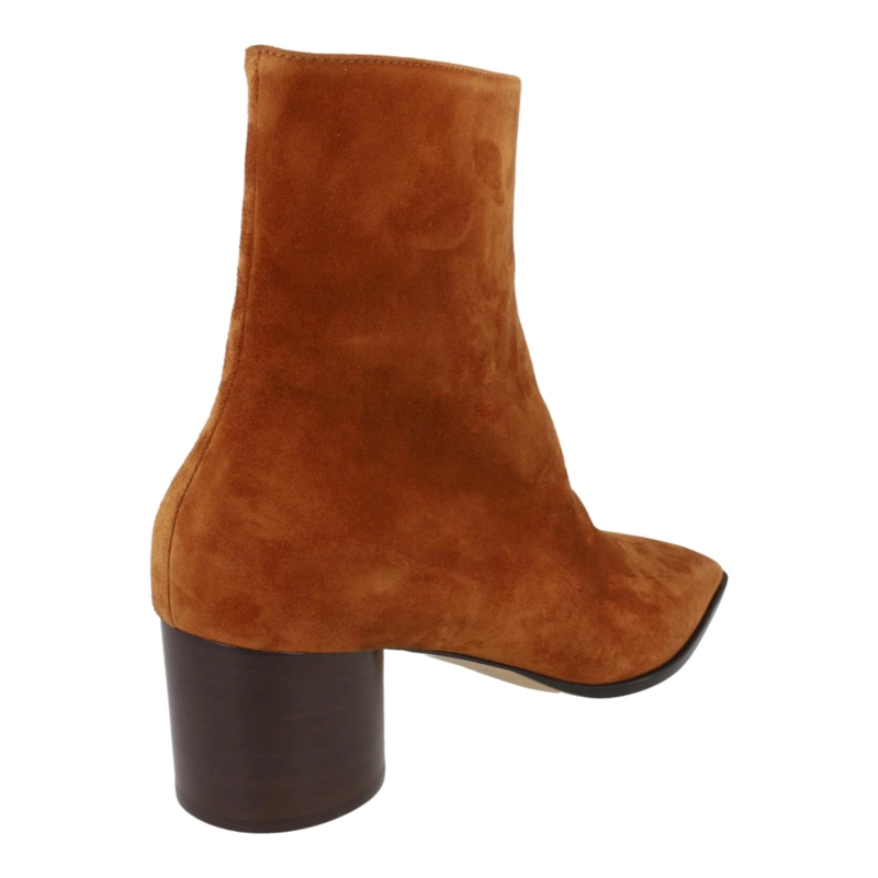 BOTINES FERRAGAMO PAMPERO DE GAMUZA PARA MUJER EN COLOR MARRON - 3