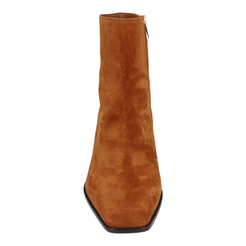 BOTINES FERRAGAMO PAMPERO DE GAMUZA PARA MUJER EN COLOR MARRON - 4