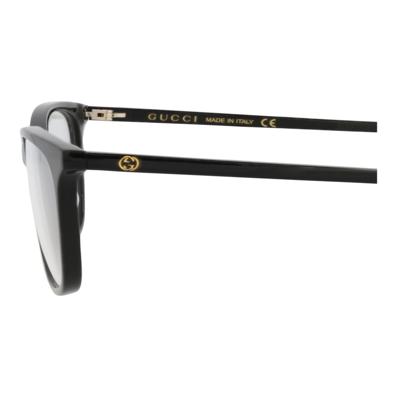 MONTURAS OPTICAS DE ACETATO CON MONTURA REDONDA DE GUCCI PARA MUJER EN NEGRO NEGRO TRANSPARENTE - 4