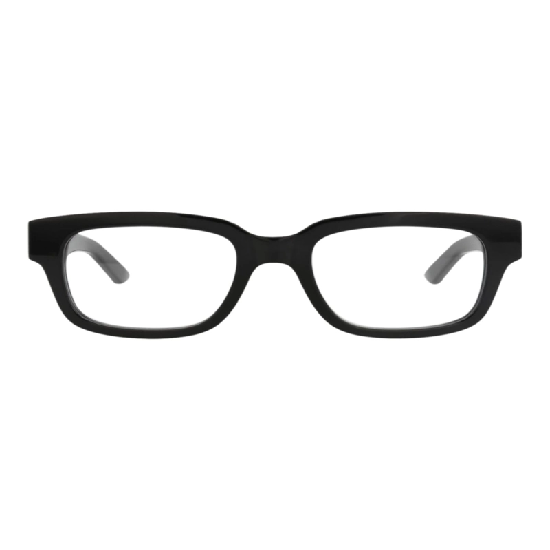 MONTURAS OPTICAS DE ACETATO RECICLADO ALEXANDER MCQUEEN CON MARCO CUADRADO PARA HOMBRE EN NEGRO - 1