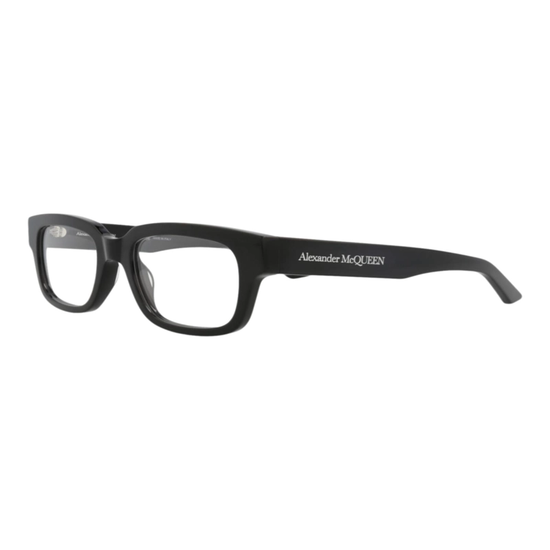 MONTURAS OPTICAS DE ACETATO RECICLADO ALEXANDER MCQUEEN CON MARCO CUADRADO PARA HOMBRE EN NEGRO - 2