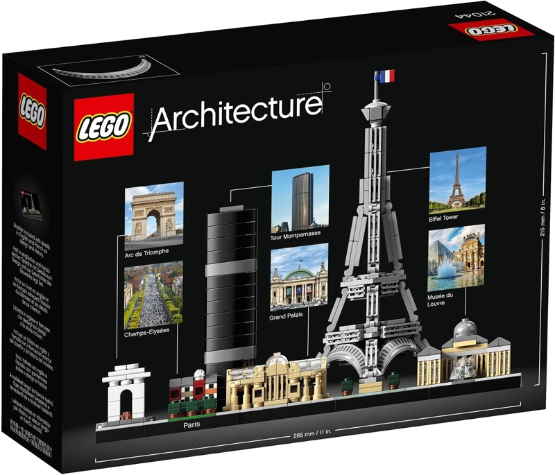 LEGO ARCHITECTURE CONJUNTO DE CONSTRUCCION MODELO DE PARIS JUEGO DE BLOQUES DE CONSTRUCCION - 6