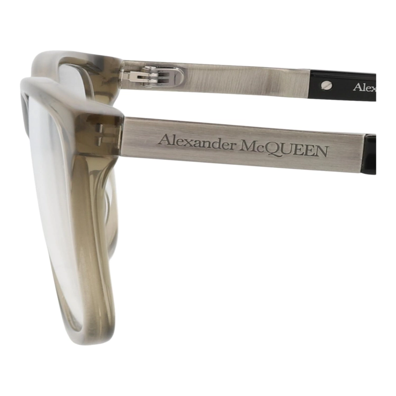 MONTURAS OPTICAS DE ACETATO CON MONTURA CUADRADA PARA HOMBRE DE ALEXANDER MCQUEEN COLOR VERDE - 4