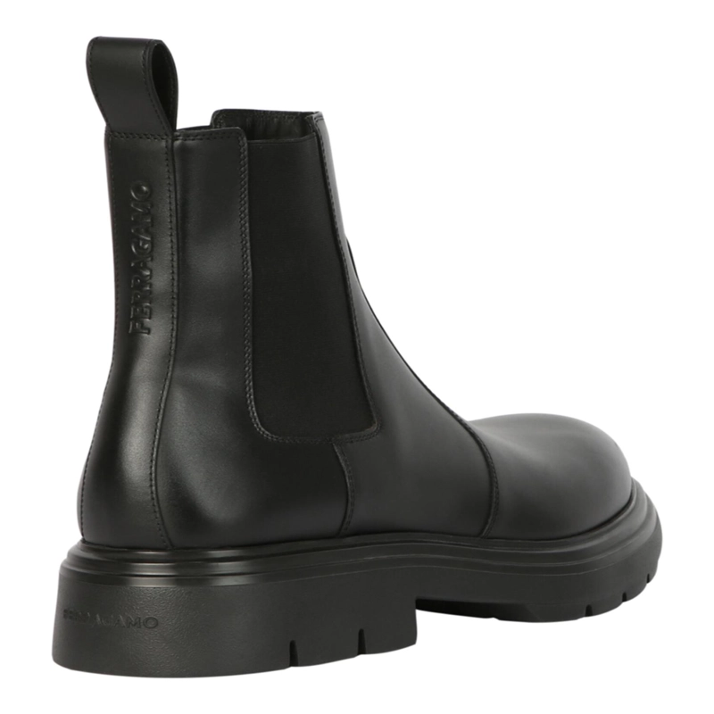 BOTAS CHELSEA FERRAGAMO DORAN PARA HOMBRE EN COLOR NEGRO - 3