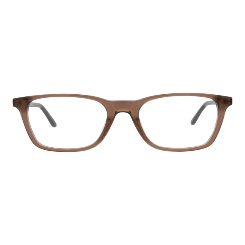 MONTURAS OPTICAS DE ACETATO CON MARCO CUADRADO ALEXANDER MCQUEEN PARA HOMBRE COLOR MARRON PLATEADO - 1