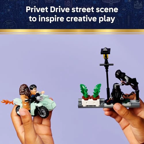 LEGO HARRY POTTER JUGUETE DE CONSTRUCCION DE ESCAPE PRIVET DRIVE DE HAGRID Y HARRY PARA NIÑOS - 4