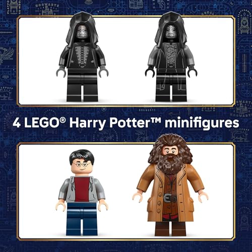 LEGO HARRY POTTER JUGUETE DE CONSTRUCCION DE ESCAPE PRIVET DRIVE DE HAGRID Y HARRY PARA NIÑOS - 6