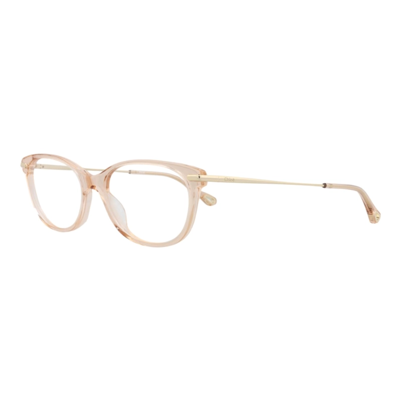 MONTURAS OPTICAS CHLOE  CAT EYEFRAME DE BIOACETATO PARA MUJER EN ORO ROSA TRANSPARENTE - 2