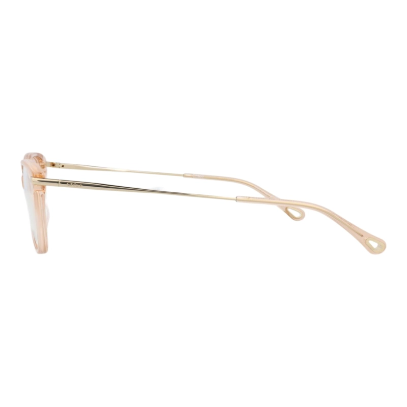 MONTURAS OPTICAS CHLOE  CAT EYEFRAME DE BIOACETATO PARA MUJER EN ORO ROSA TRANSPARENTE - 3