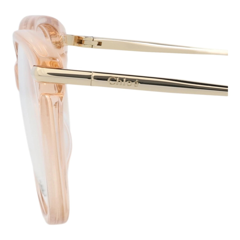 MONTURAS OPTICAS CHLOE  CAT EYEFRAME DE BIOACETATO PARA MUJER EN ORO ROSA TRANSPARENTE - 4