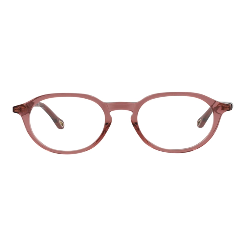 MONTURAS OPTICAS CHLOE  DE BIOACETATO CON MARCO REDONDO PARA MUJER EN ROSA ROSA Y TRANSPARENTE - 1