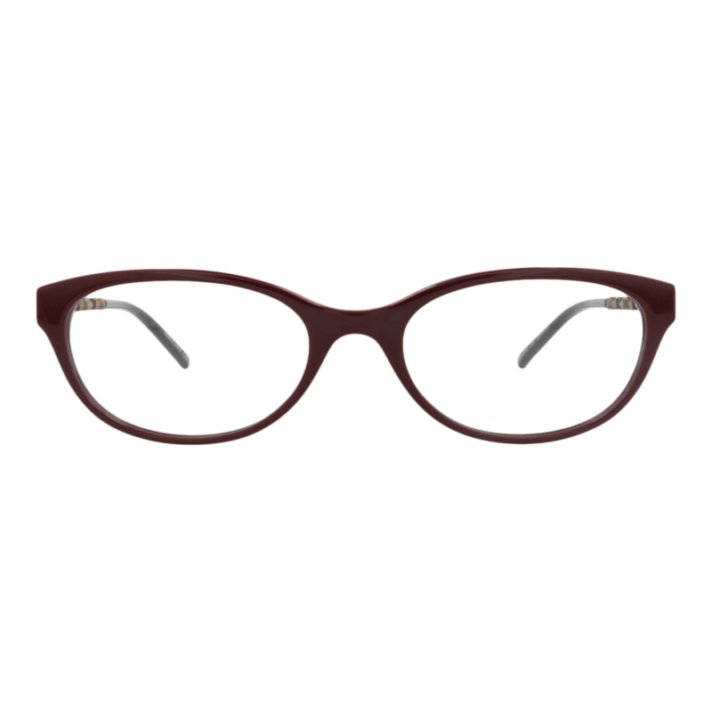 MONTURAS OPTICAS DE ACETATO GUCCI CON FORMA DE OJO DE GATO PARA MUJER EN COLOR BURDEOS DORADO - 1