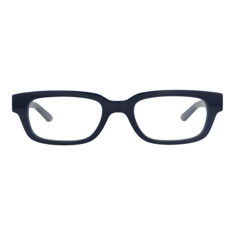 MONTURAS OPTICAS DE ACETATO RECICLADO ALEXANDER MCQUEEN CON MARCO CUADRADO PARA HOMBRE EN AZUL AZUL - 1