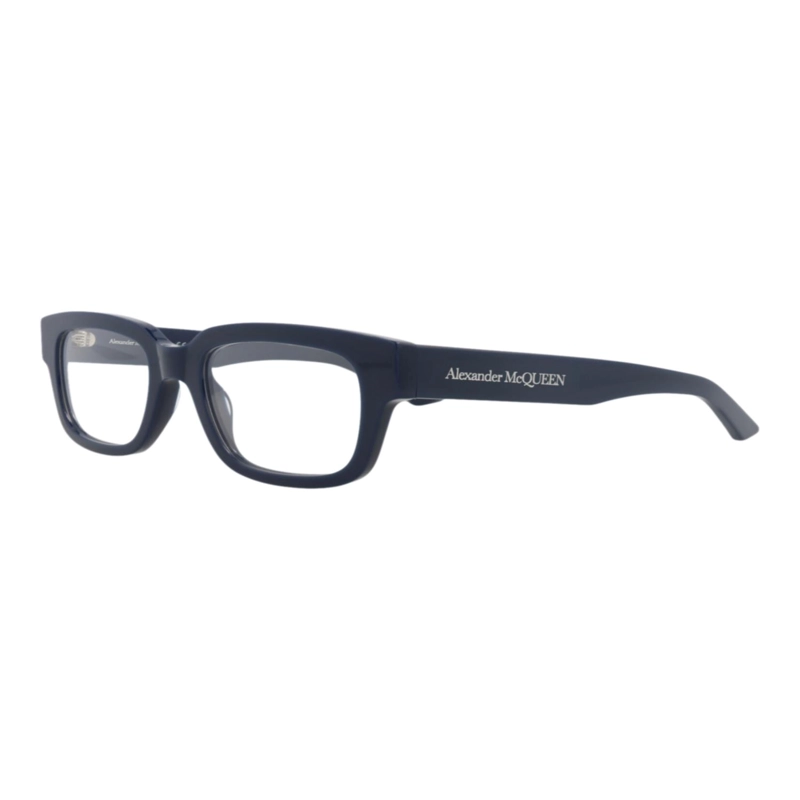 MONTURAS OPTICAS DE ACETATO RECICLADO ALEXANDER MCQUEEN CON MARCO CUADRADO PARA HOMBRE EN AZUL AZUL - 2