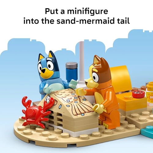 LEGO BLUEY VIAJE EN AUTO FAMILIAR Y PLAYA DE BLUEY JUGUETE DE CONSTRUCCION EDUCATIVO PARA NIÑOS - 6