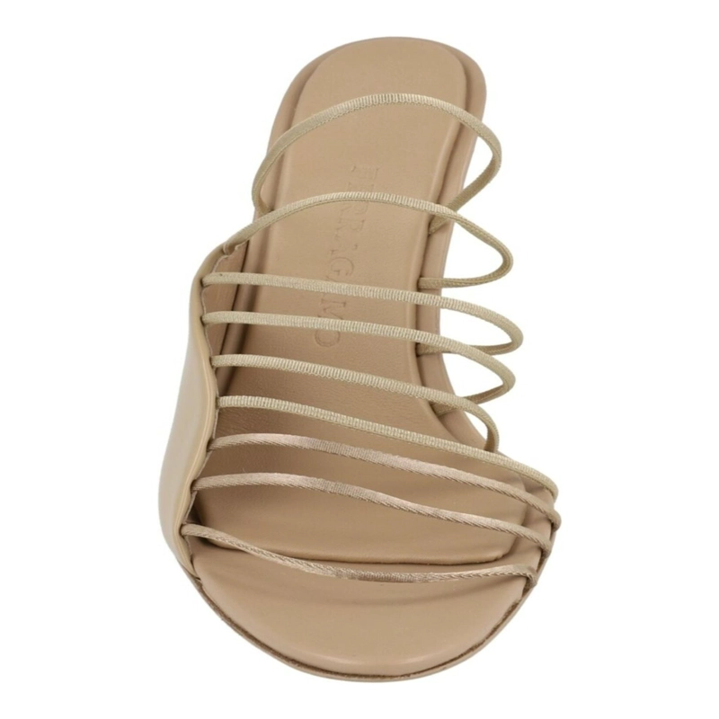 CALZADO FERRAGAMO ALTAIRE STRAPPY MULES PARA MUJER EN COLOR BEIGE CAQUI - 4