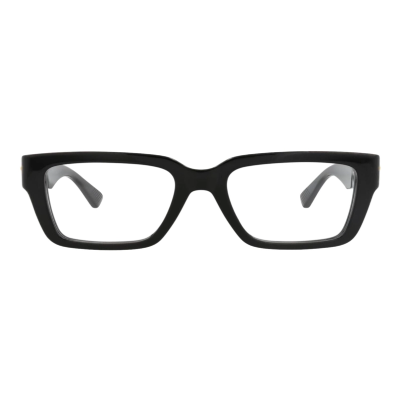 MONTURAS OPTICAS BOTTEGA VENETA DE ACETATO RECICLADO CON MARCO CUADRADO PARA MUJER EN NEGRO NEGRO - 1