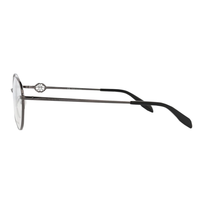 MARCOS OPTICOS METALICOS CON MARCO REDONDO ALEXANDER MCQUEEN PARA MUJER EN RUTENIO Y RUTENIO - 3