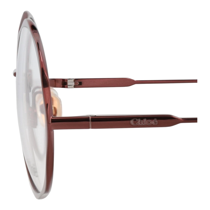 MARCOS OPTICOS METALICOS CON MARCO REDONDO CHLOE  PARA MUJER EN MARRON MARRON Y TRANSPARENTE - 4