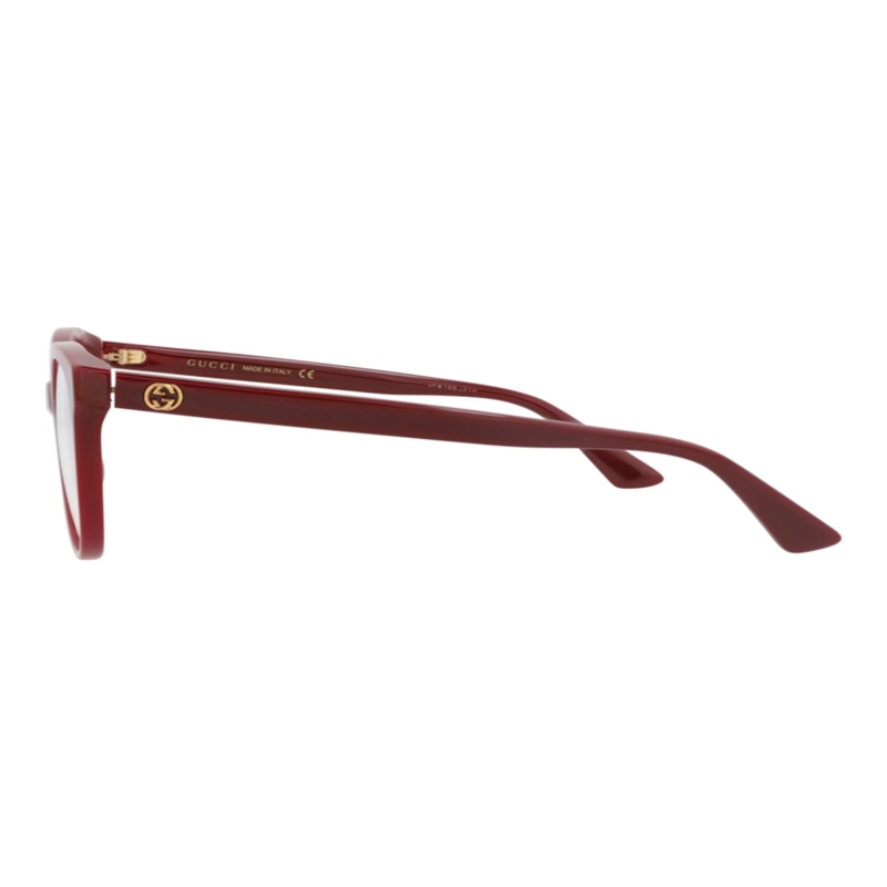 MONTURAS OPTICAS DE ACETATO CON MONTURA REDONDA DE GUCCI PARA MUJER EN BURDEOS BURDEOS TRANSPARENTE - 3
