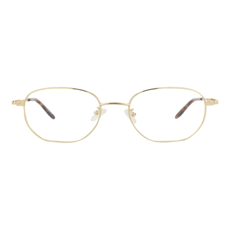 MARCOS OPTICOS METALICOS CON MARCO REDONDO ALEXANDER MCQUEEN PARA HOMBRE EN DORADO DORADO - 1