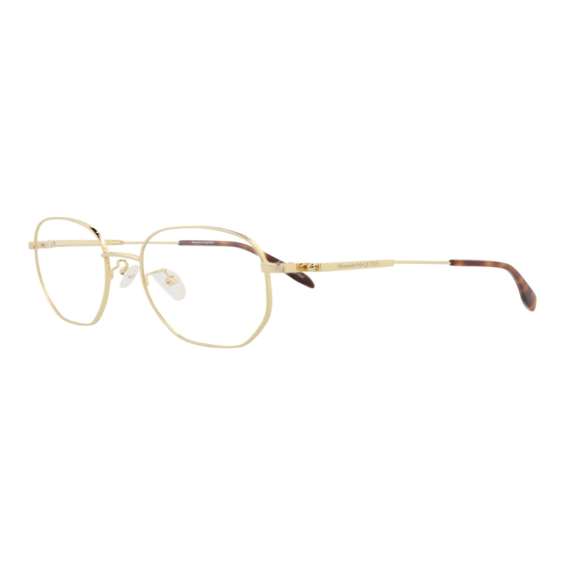 MARCOS OPTICOS METALICOS CON MARCO REDONDO ALEXANDER MCQUEEN PARA HOMBRE EN DORADO DORADO - 2