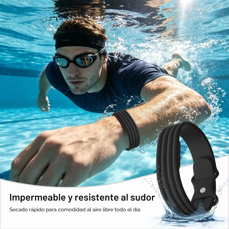 BANDAS DE SILICONA DEPORTIVAS COMPATIBLES CON GOOGLE FITBIT AIR, CORREA DE REPUESTO SUAVE - 5