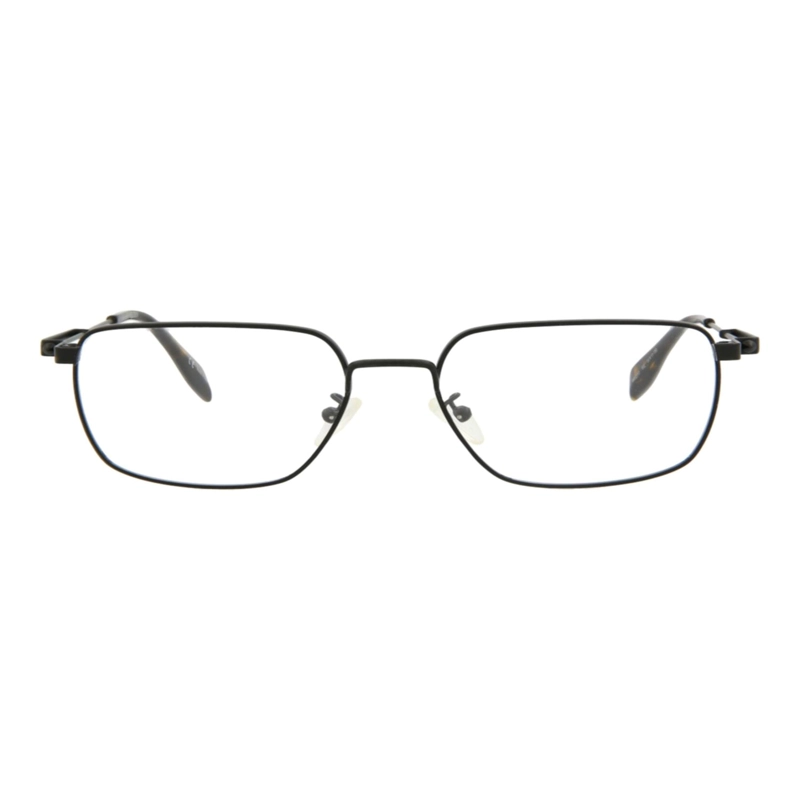MARCOS OPTICOS METALICOS CON MARCO CUADRADO ALEXANDER MCQUEEN PARA HOMBRE EN NEGRO NEGRO - 1