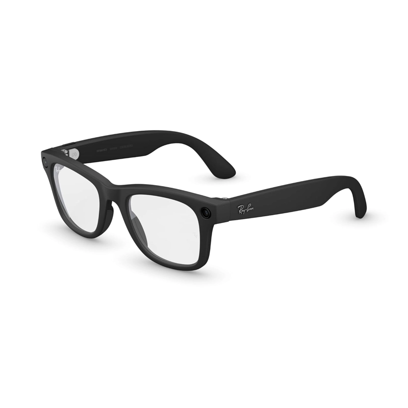 RAY-BAN META GEN 2 , WAYFARER, EFECTO MATE BLACK SMART AI GLASSES PARA MEN, WOMEN 2X BATTERY LIFE - 1