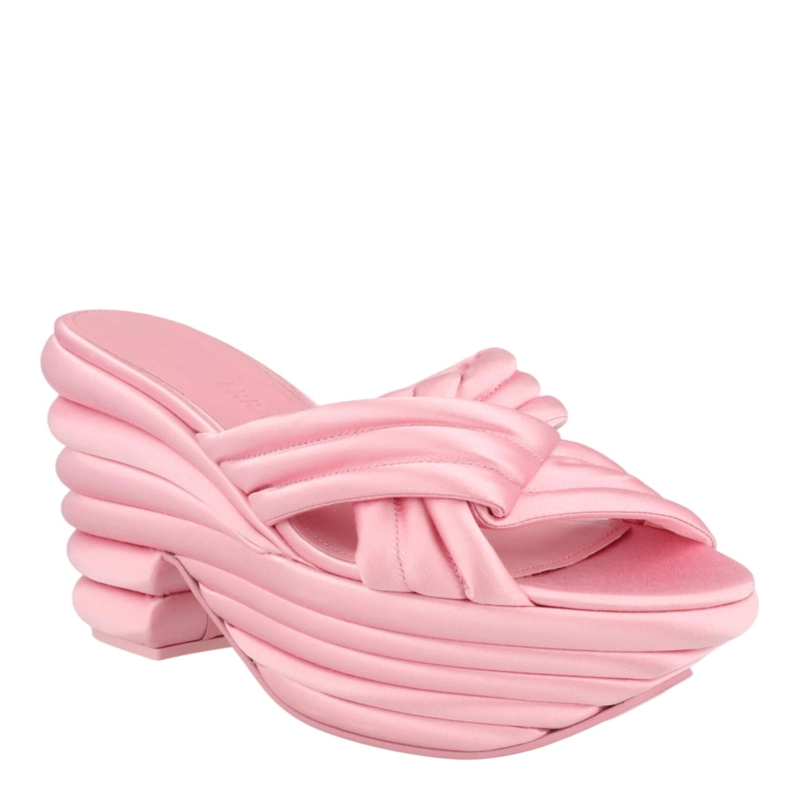 SANDALIAS FERRAGAMO REY CON PLATAFORMA PARA MUJER EN COLOR ROSA - 2