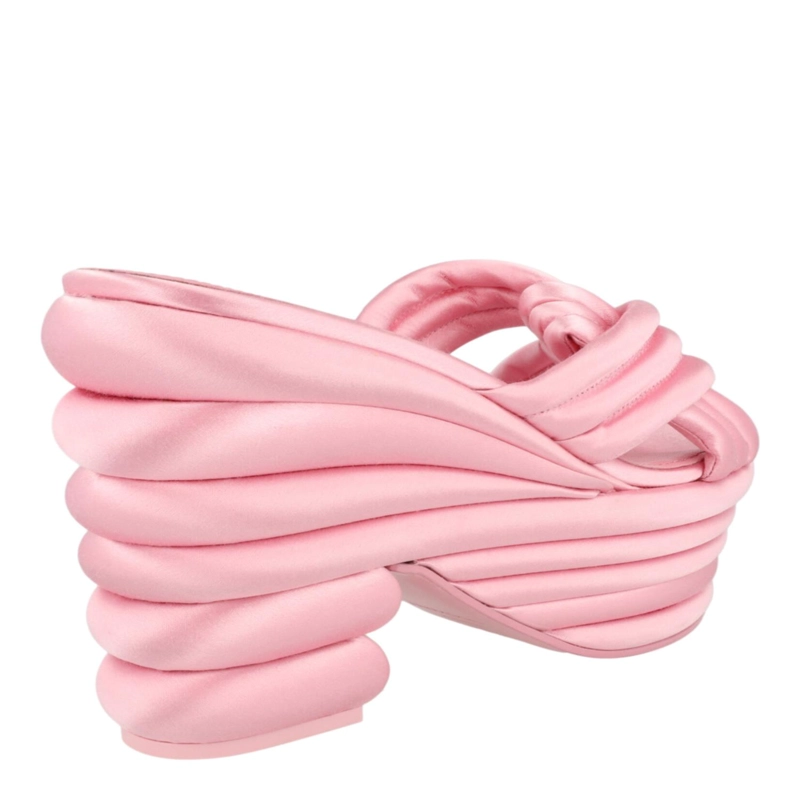 SANDALIAS FERRAGAMO REY CON PLATAFORMA PARA MUJER EN COLOR ROSA - 3