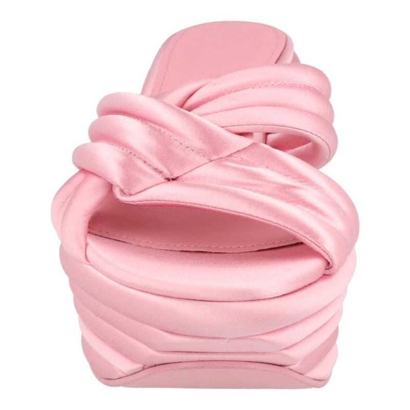 SANDALIAS FERRAGAMO REY CON PLATAFORMA PARA MUJER EN COLOR ROSA - 4