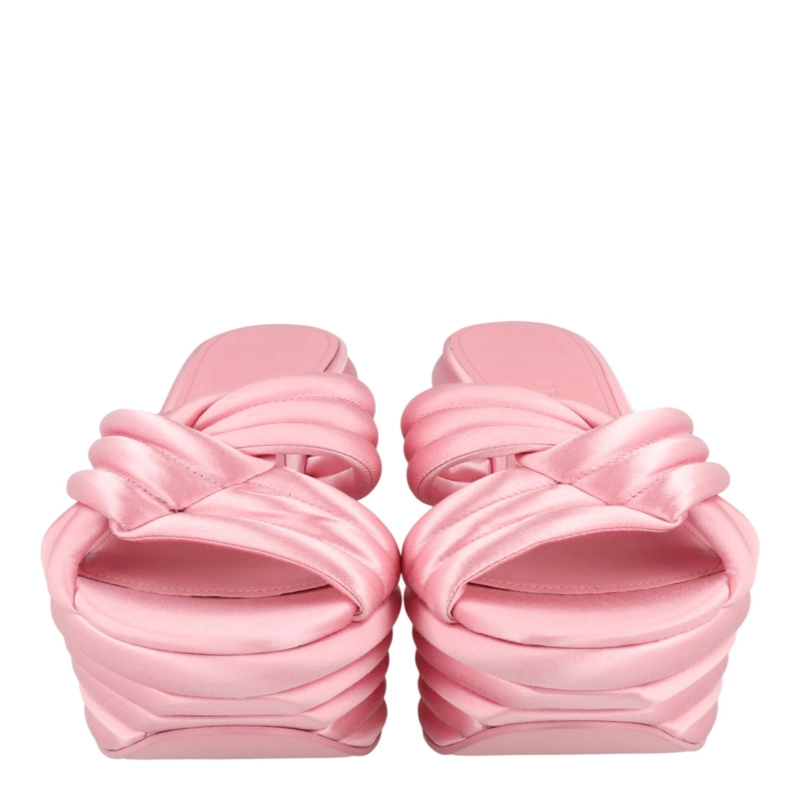 SANDALIAS FERRAGAMO REY CON PLATAFORMA PARA MUJER EN COLOR ROSA - 5