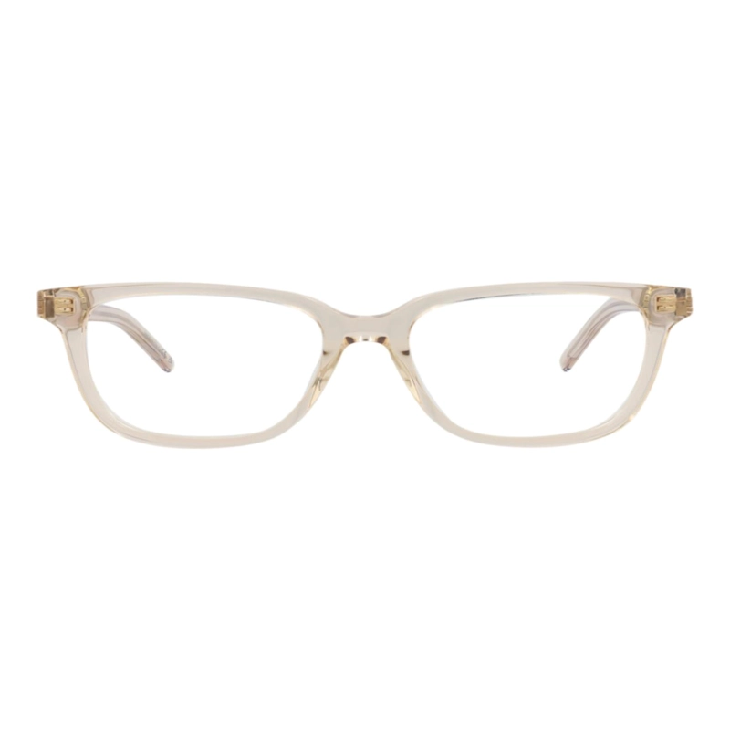 MONTURAS OPTICAS SAINT LAURENT DE ACETATO RECICLADO CON MARCO CUADRADO PARA MUJER EN COLOR NUDE - 1